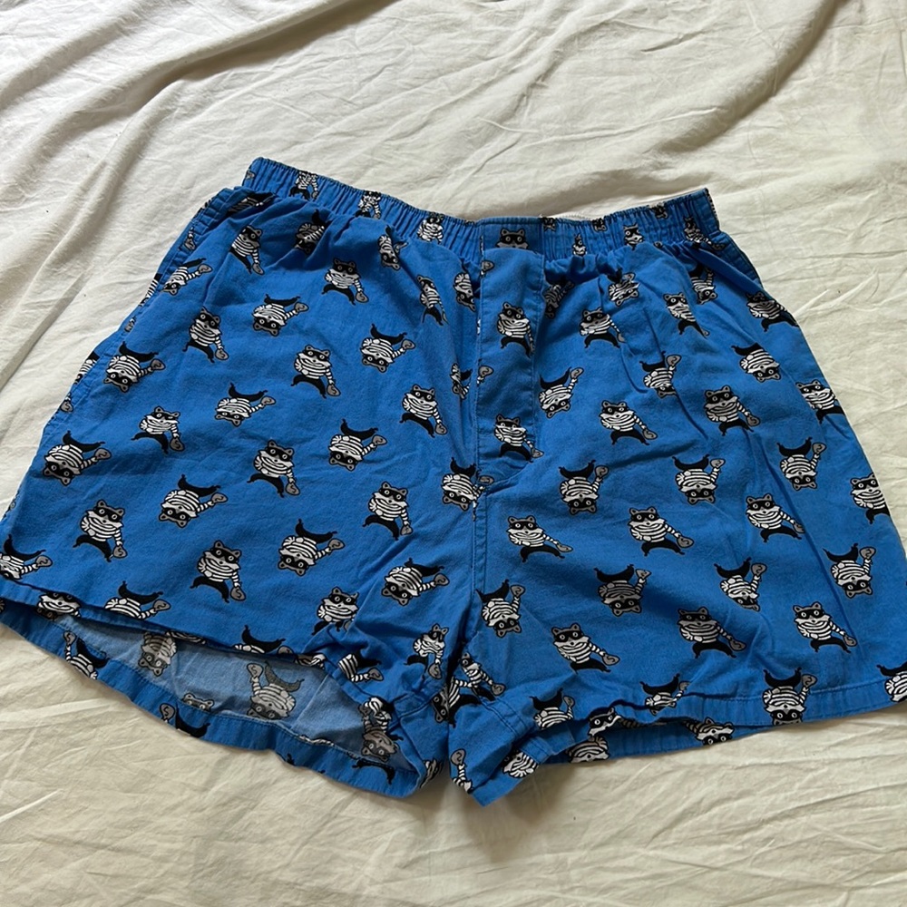 Gap mens medium raccoon print boxer
